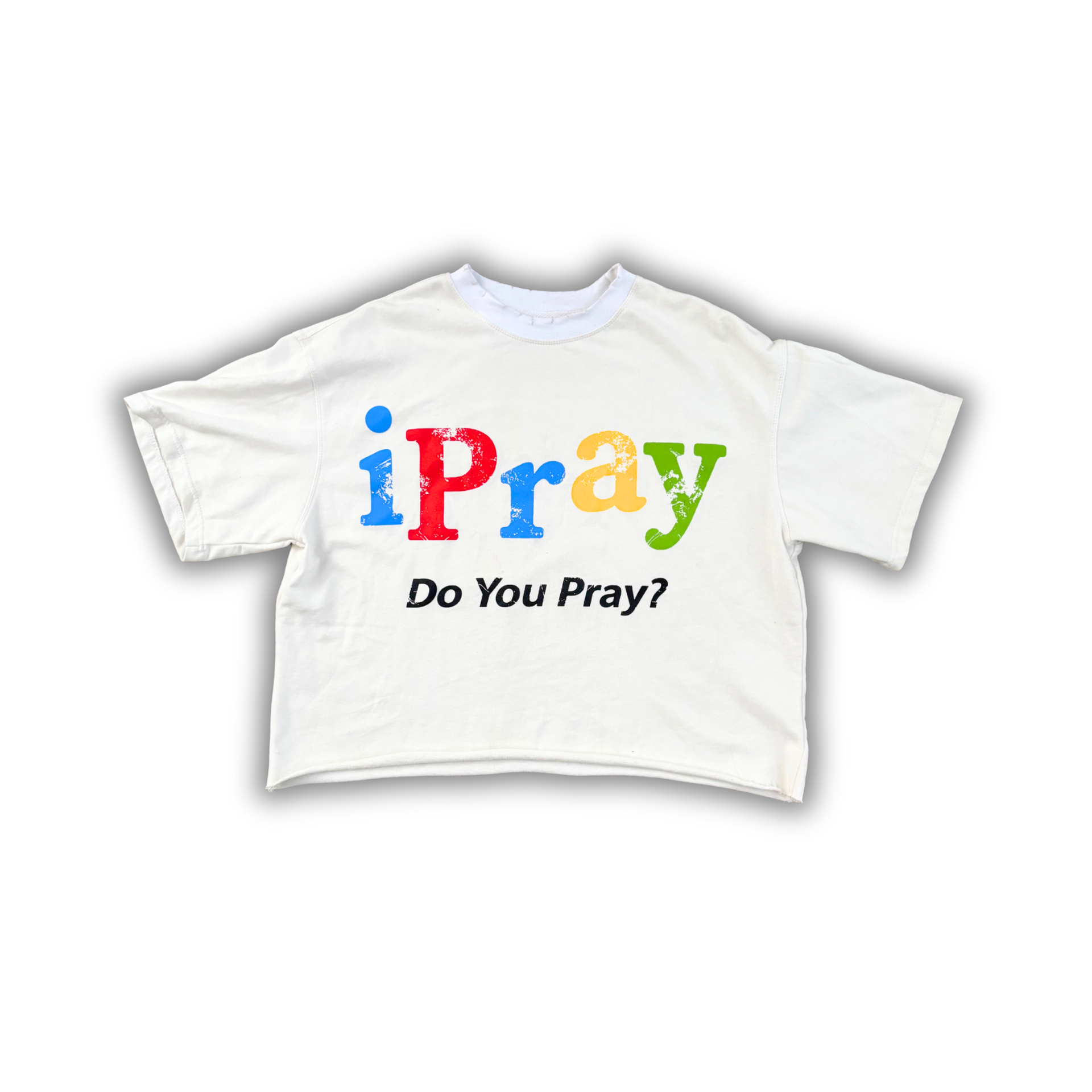 White iPray Tee