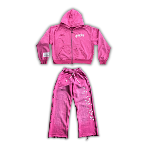 Rosé Gemstone Sweatsuit
